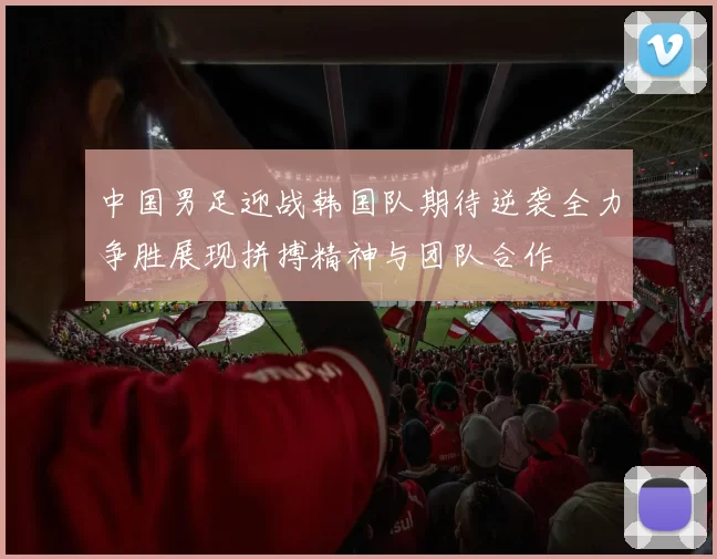 中国男足迎战韩国队期待逆袭全力争胜展现拼搏精神与团队合作