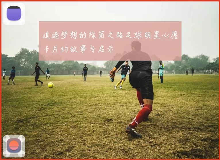 追逐梦想的绿茵之路足球明星心愿卡片的故事与启示