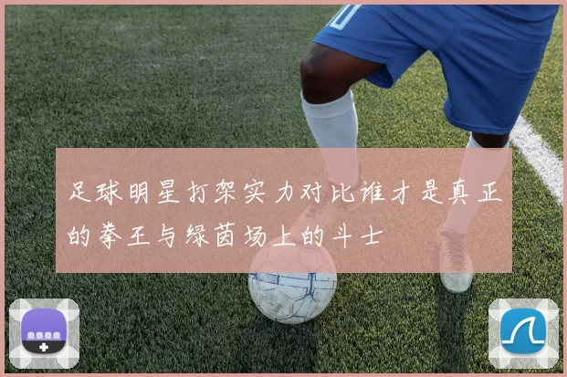 足球明星打架实力对比谁才是真正的拳王与绿茵场上的斗士